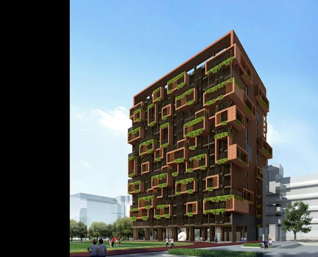 学生宿舍新建工程方案设计校园规划与教育建筑设计产品中心元本体建筑